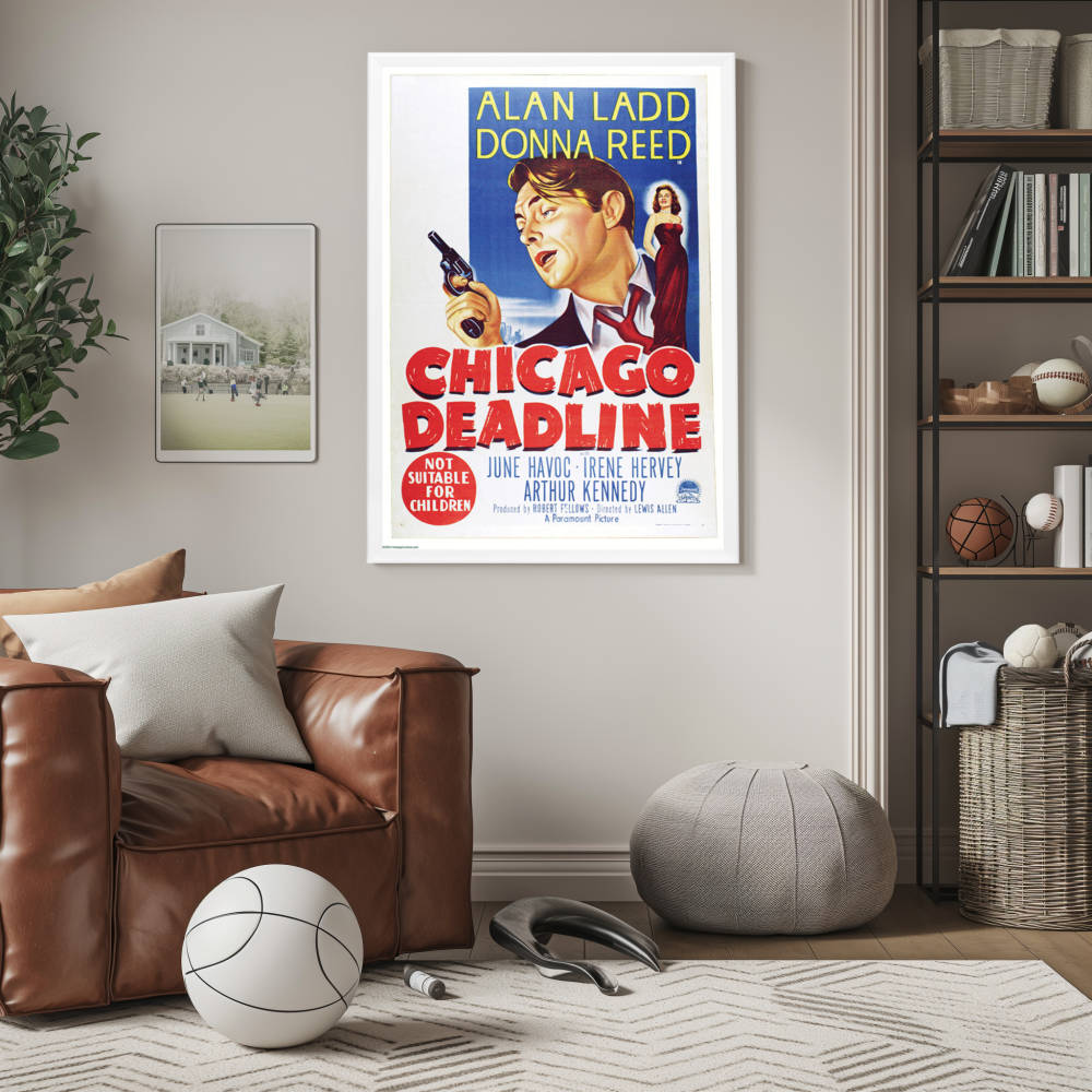 "Chicago Deadline" (1949) Framed Movie Poster