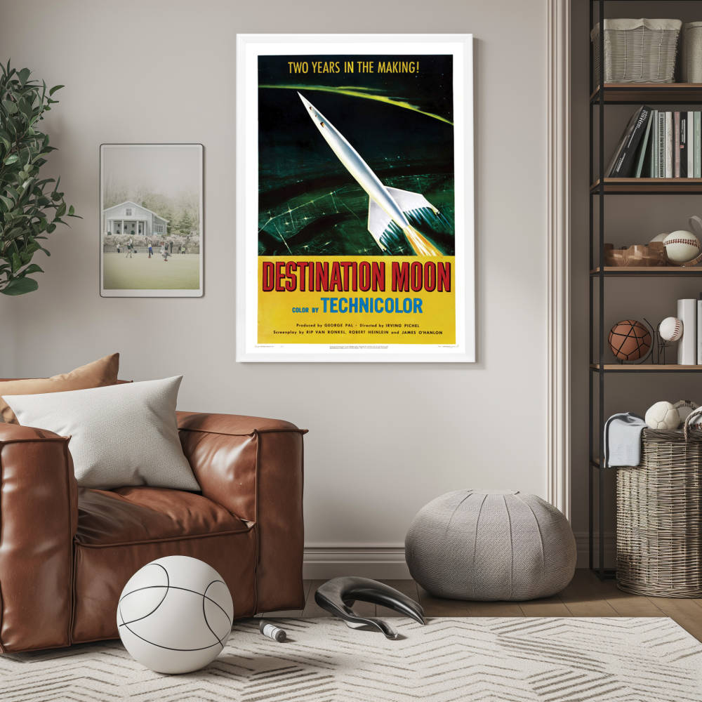 "Destination Moon" (1950) Framed Movie Poster