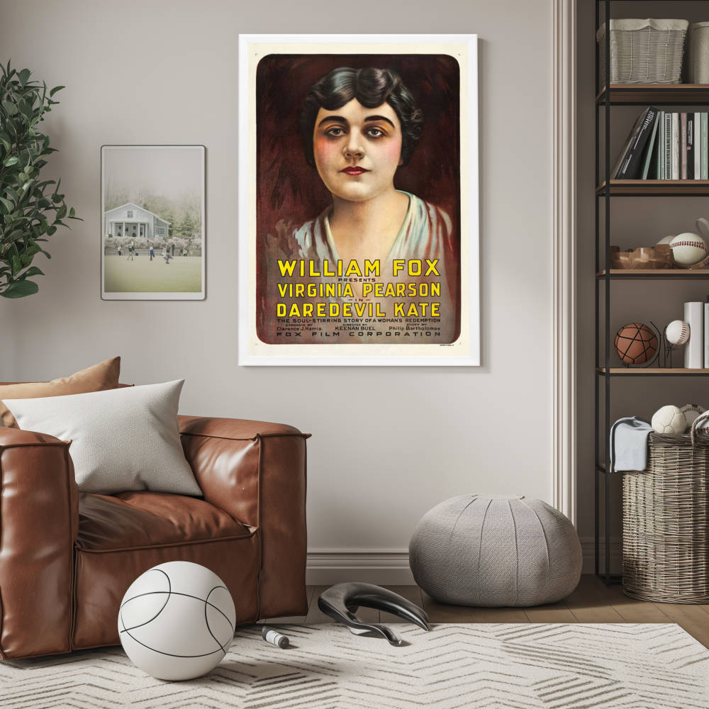 "Daredevil Kate" (1916) Framed Movie Poster