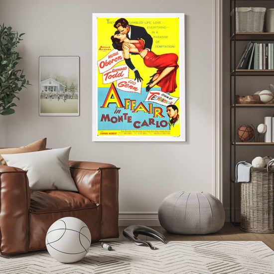 "Affair In Monte Carlo" (1953) Framed Movie Poster