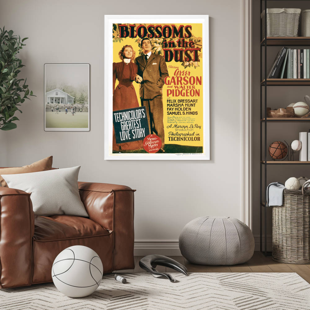 "Blossoms In The Dust" (1941) Framed Movie Poster