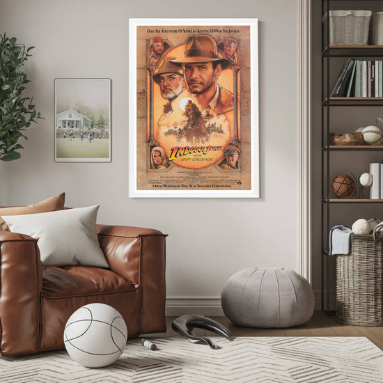 "Indiana Jones And The Last Crusade" (1989) Framed Movie Poster