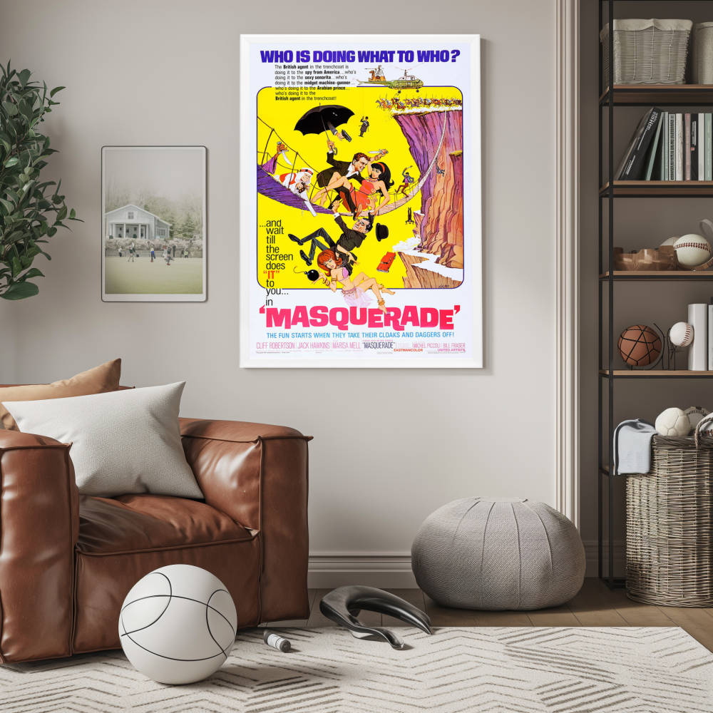 "Masquerade" (1965) Framed Movie Poster