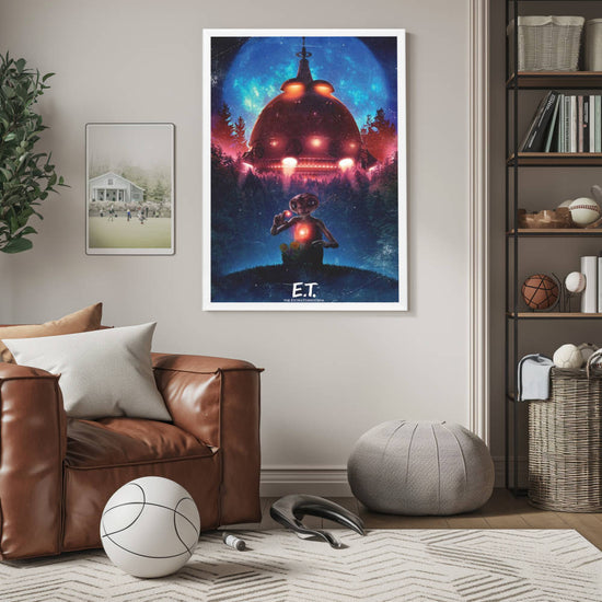 "E.T. The Extra-Terrestrial" (1982) Framed Movie Poster