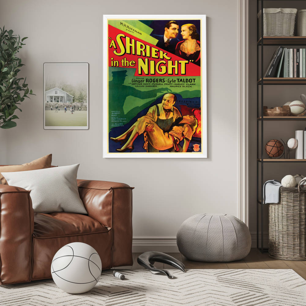 "Shriek In The Night" (1933) Framed Movie Poster