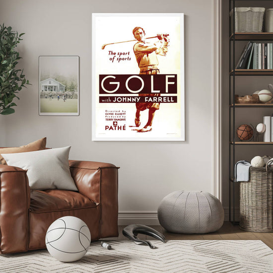 "Golf" (1930) Framed Movie Poster