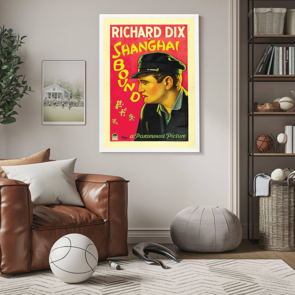 "Shanghai Bound" (1927) Framed Movie Poster