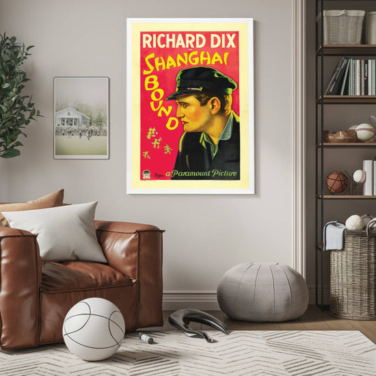 "Shanghai Bound" (1927) Framed Movie Poster