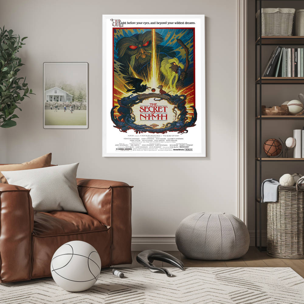 "Secret of NIMH" (1982) Framed Movie Poster