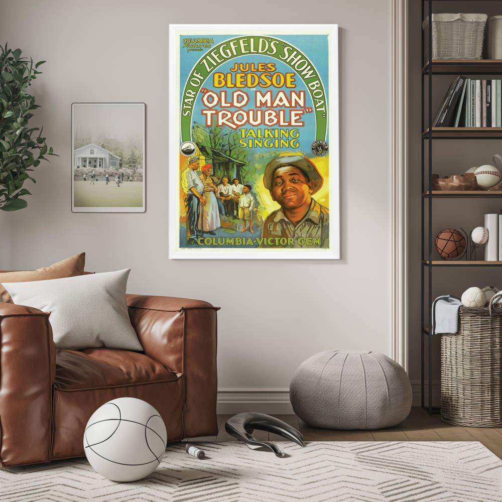 "Old Man Trouble" (1929) Framed Movie Poster