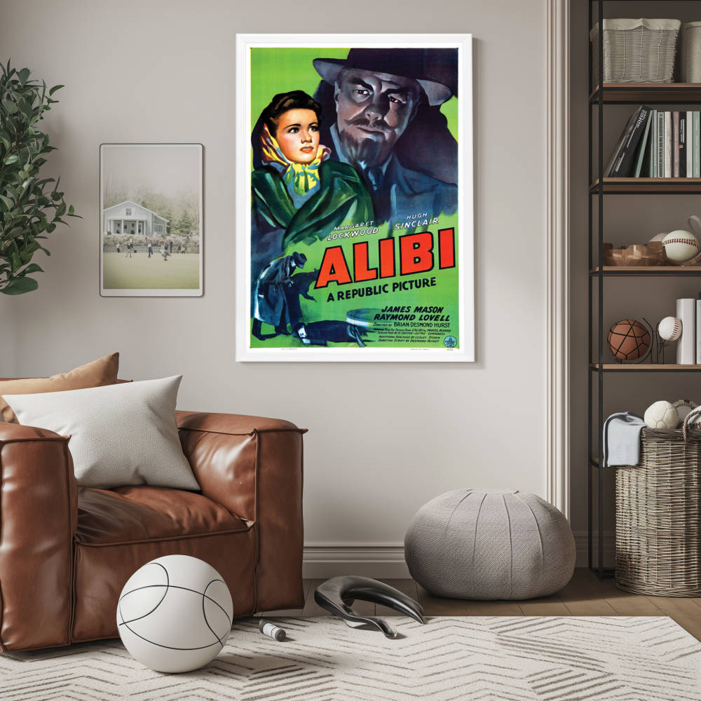"Alibi" (1942) Framed Movie Poster