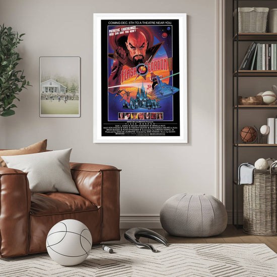 "Flash Gordon" (1980) Framed Movie Poster