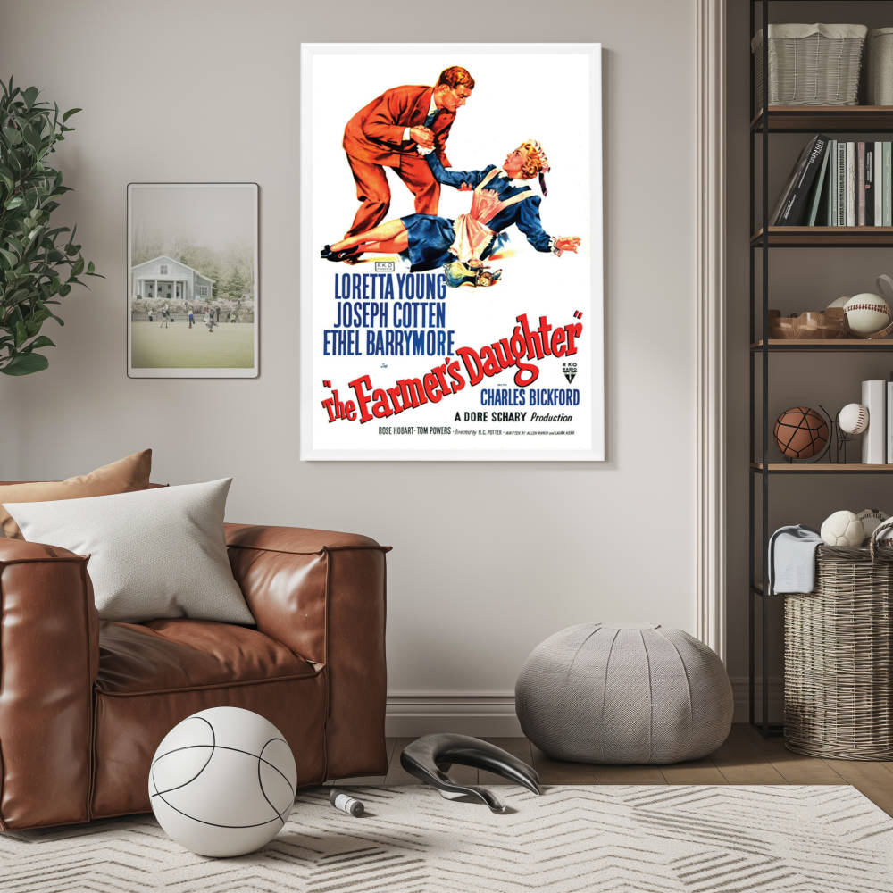 "Farmer's Daughter" (1947) Framed Movie Poster