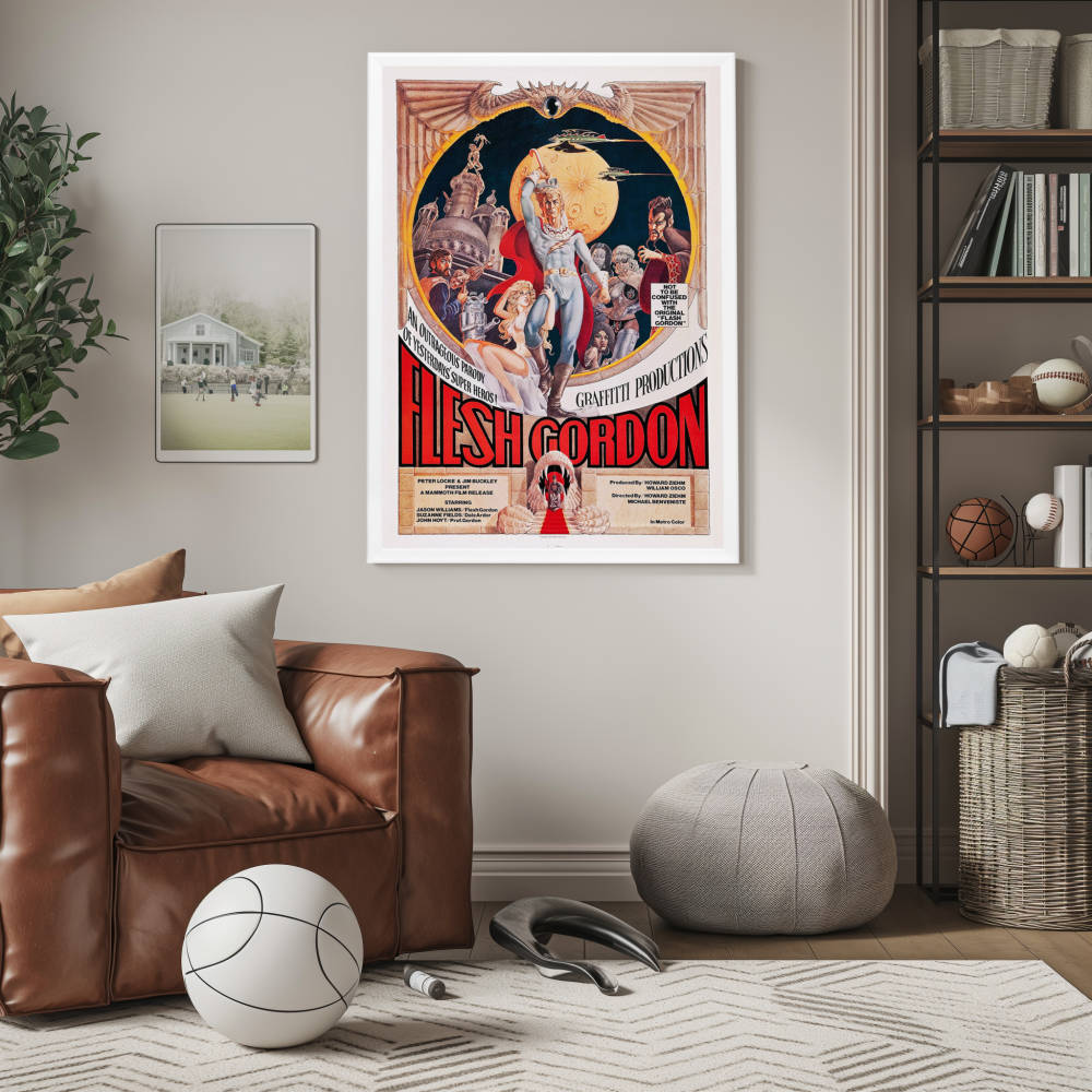 "Flesh Gordon" (1974) Framed Movie Poster