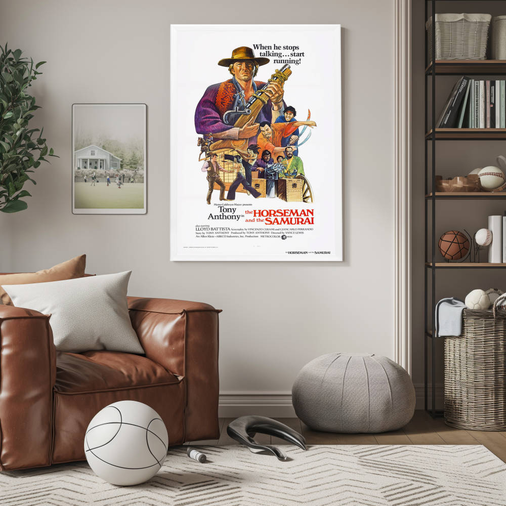 "Horseman And The Samurai" (1968) Framed Movie Poster
