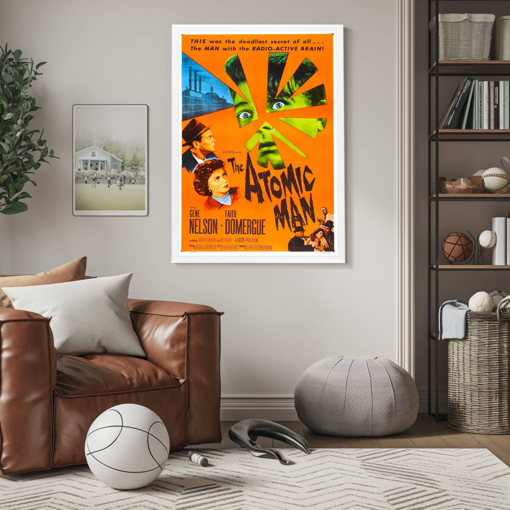 "Atomic Man" (1955) Framed Movie Poster