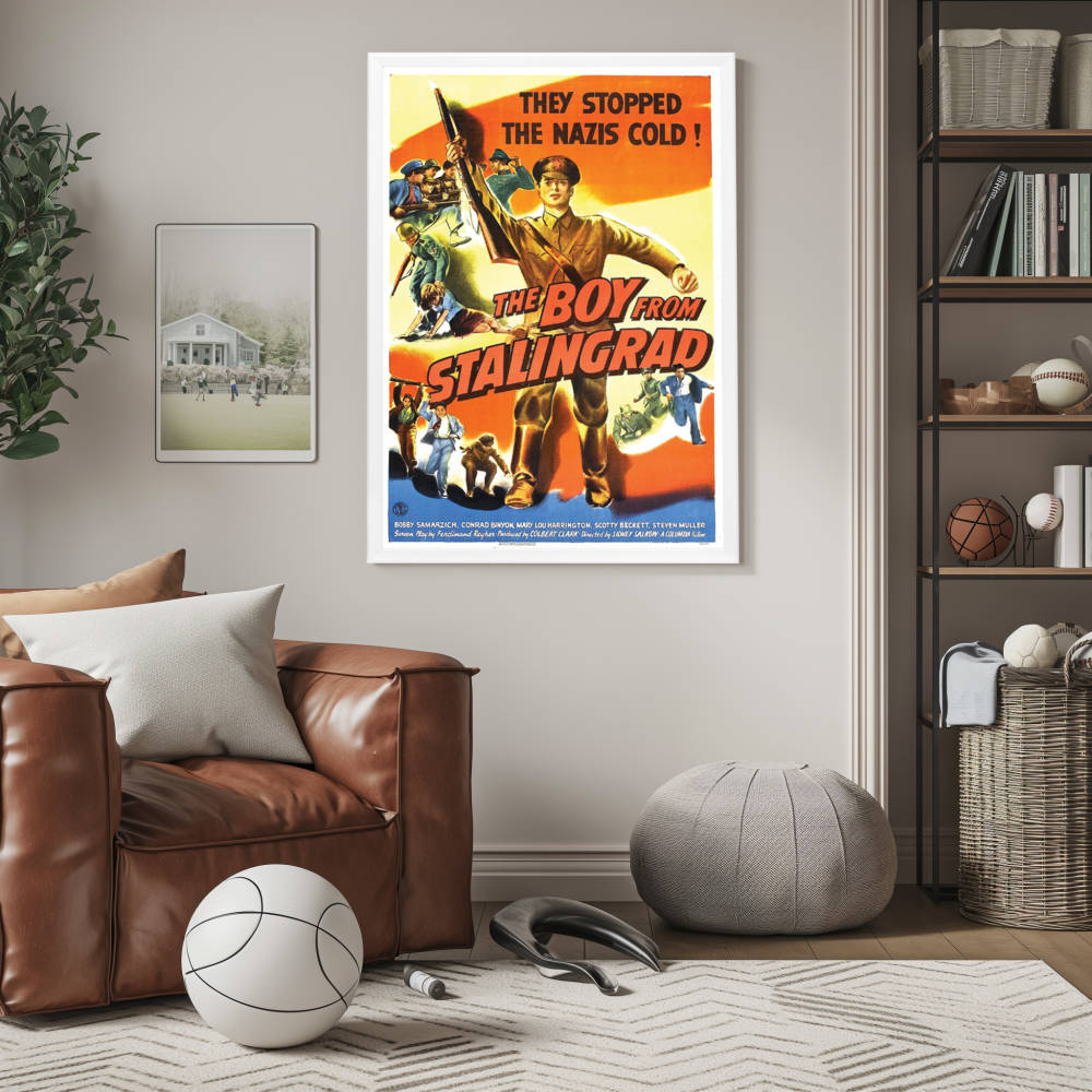 "Boy From Stalingrad" (1943) Framed Movie Poster