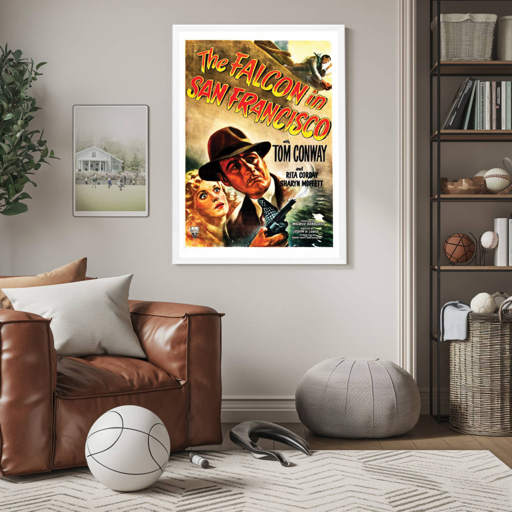 "Falcon In San Francisco" (1945) Framed Movie Poster