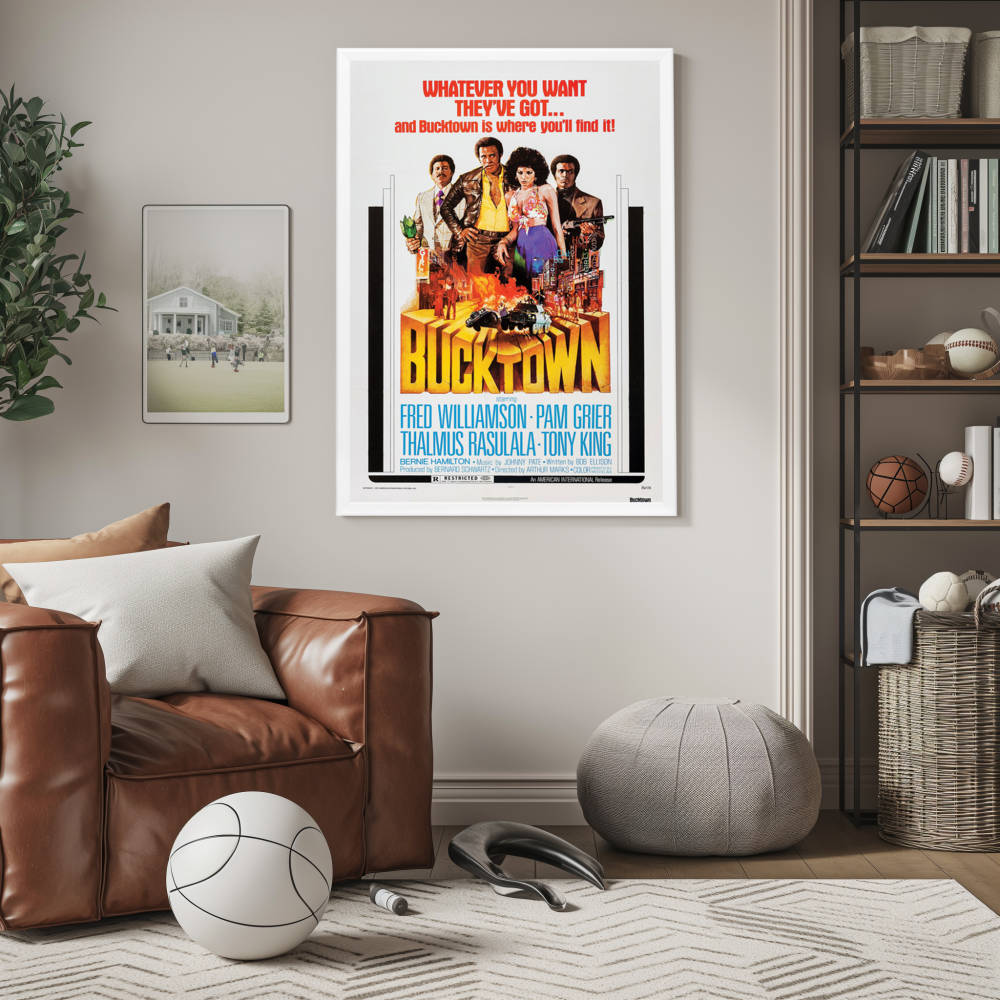 "Bucktown" (1975) Framed Movie Poster