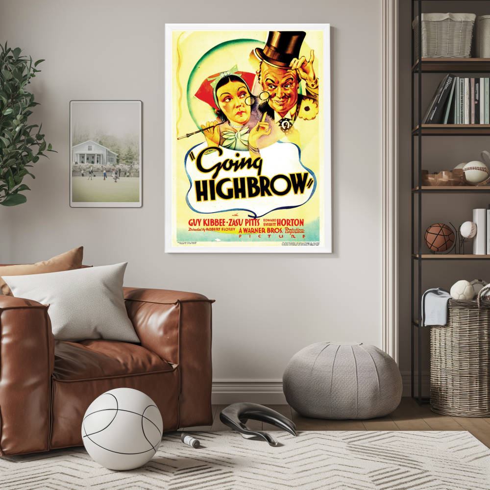 "Going Highbrow" (1935) Framed Movie Poster