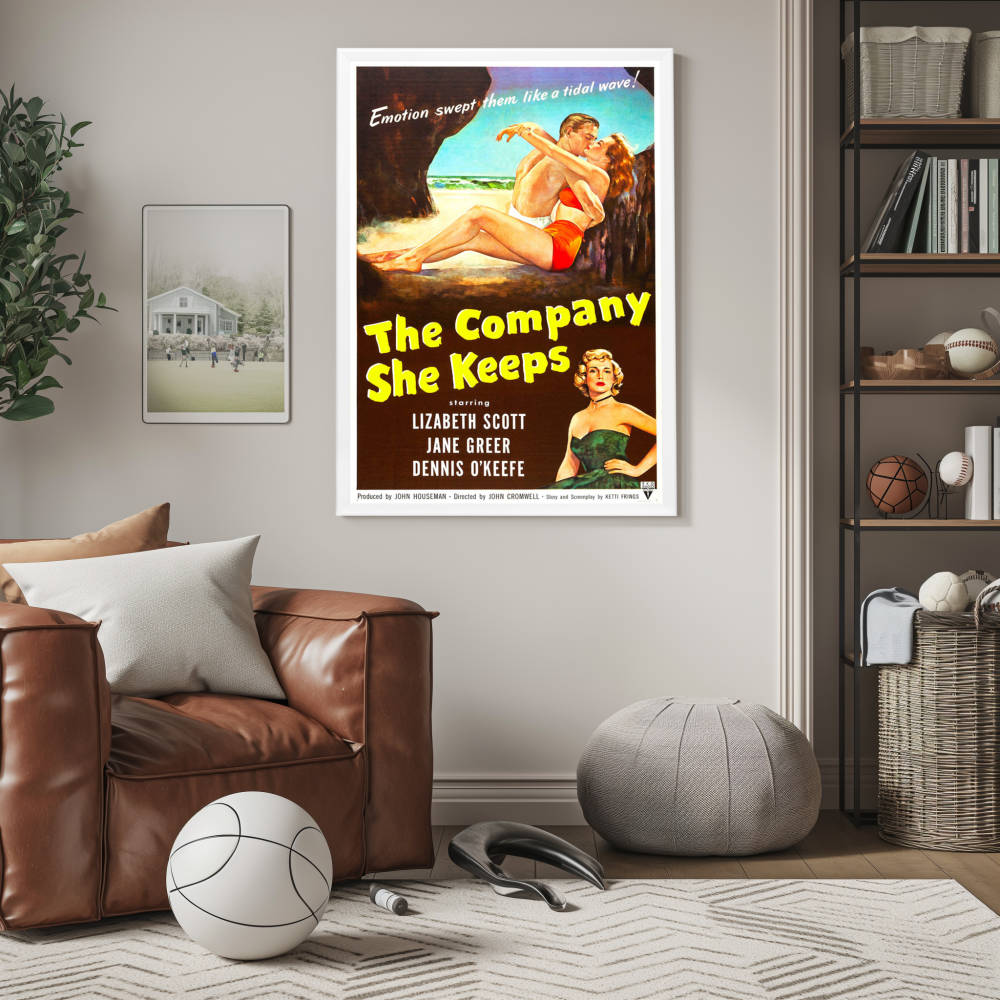 "Company She Keeps" (1951) Framed Movie Poster