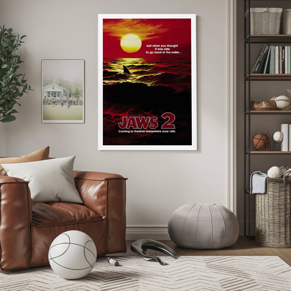 "Jaws 2" (1978) Framed Movie Poster