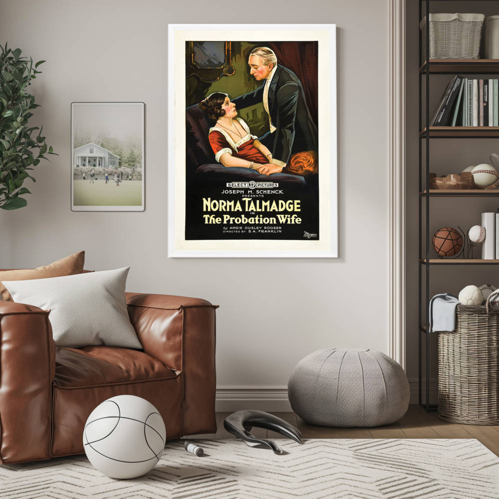 "Probation Wife" (1919) Framed Movie Poster