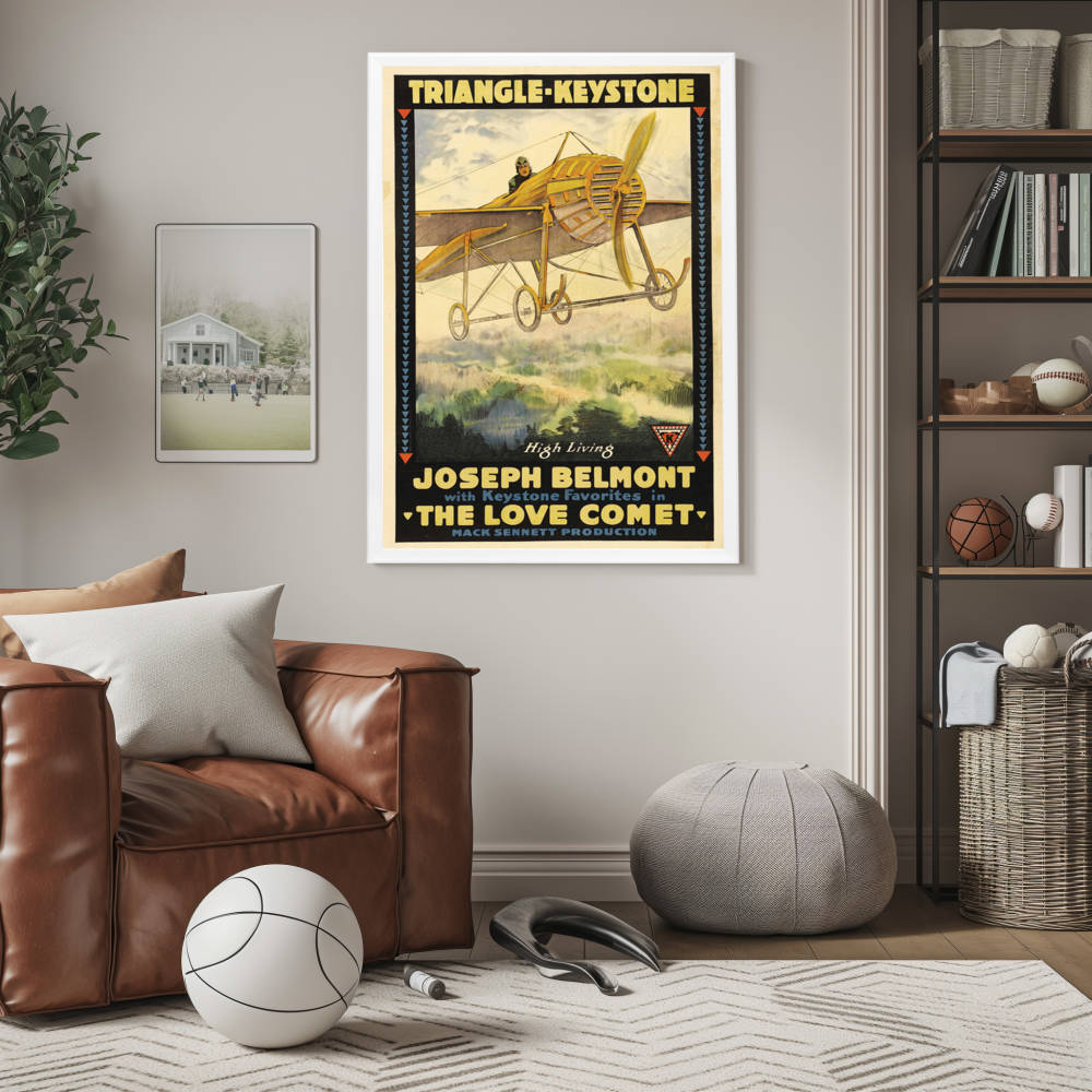 "Love Comet" (1916) Framed Movie Poster