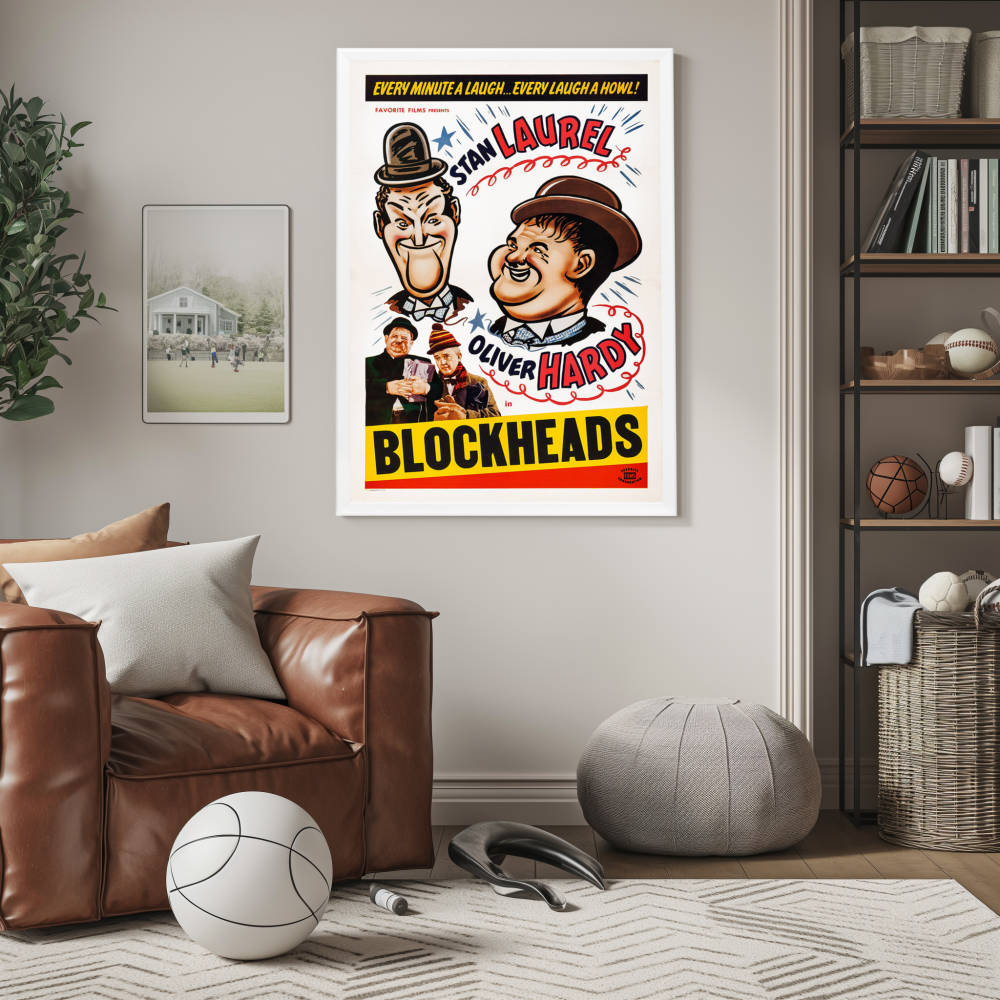 "BlockHeads" (1938) Framed Movie Poster