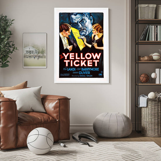 "Yellow Ticket" (1931) Framed Movie Poster