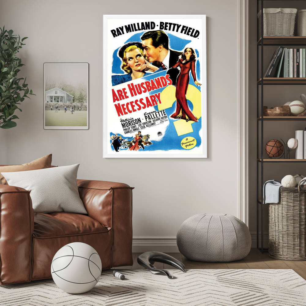 "Are Husbands Necessary" (1942) Framed Movie Poster