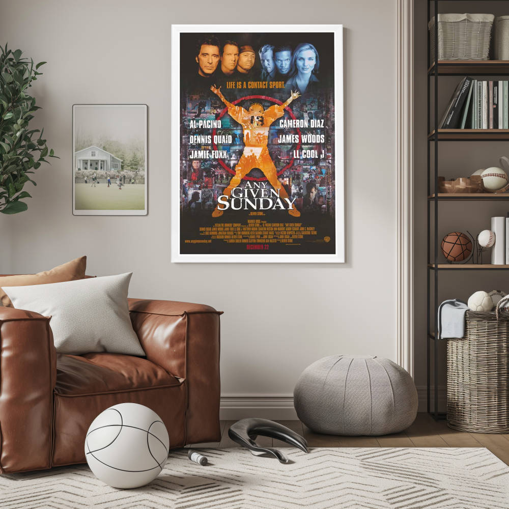 "Any Given Sunday" (1999) Framed Movie Poster