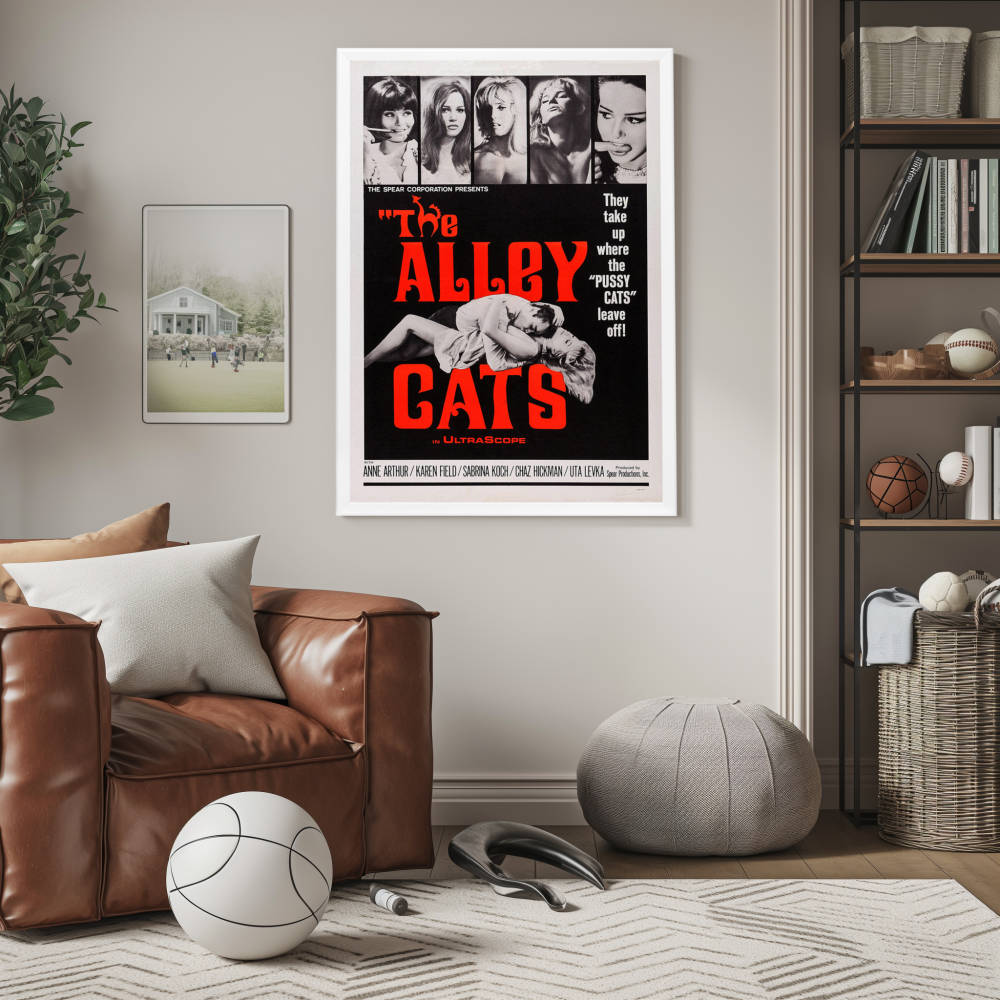 "Alley Cats" (1966) Framed Movie Poster