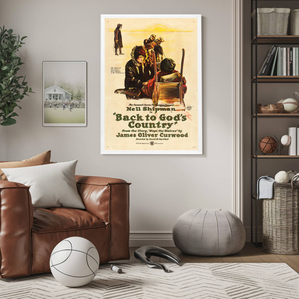 "Back To God's Country" (1919) Framed Movie Poster