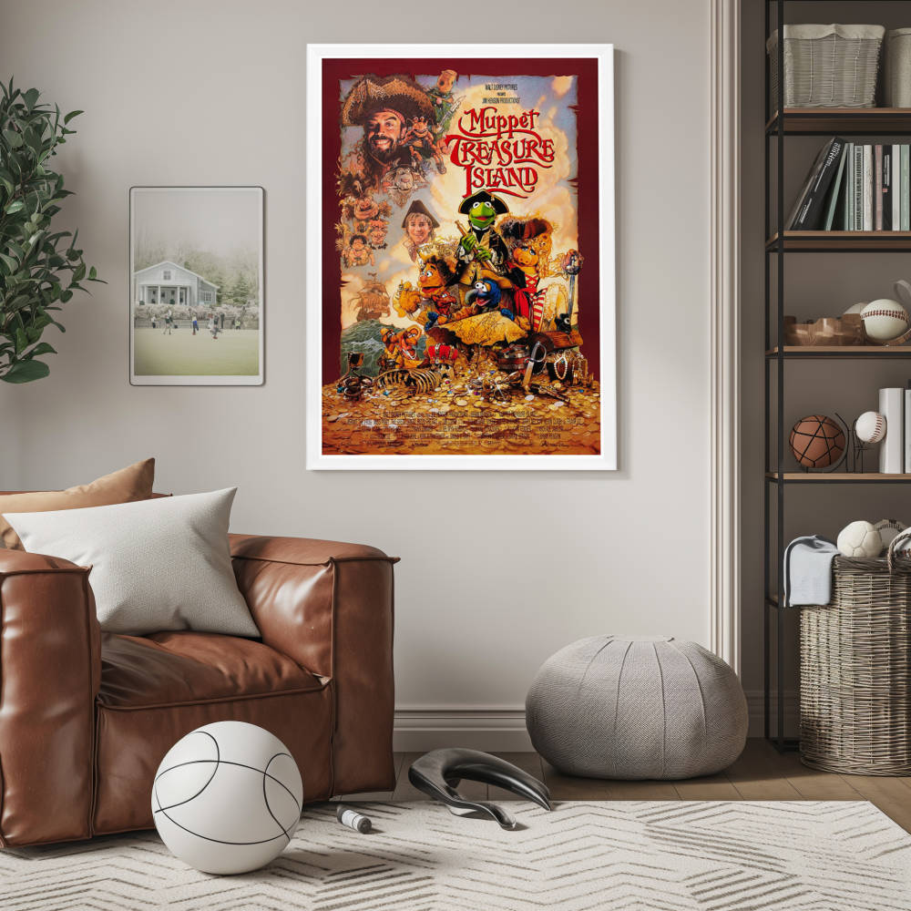 "Muppet Treasure Island" (1996) Framed Movie Poster