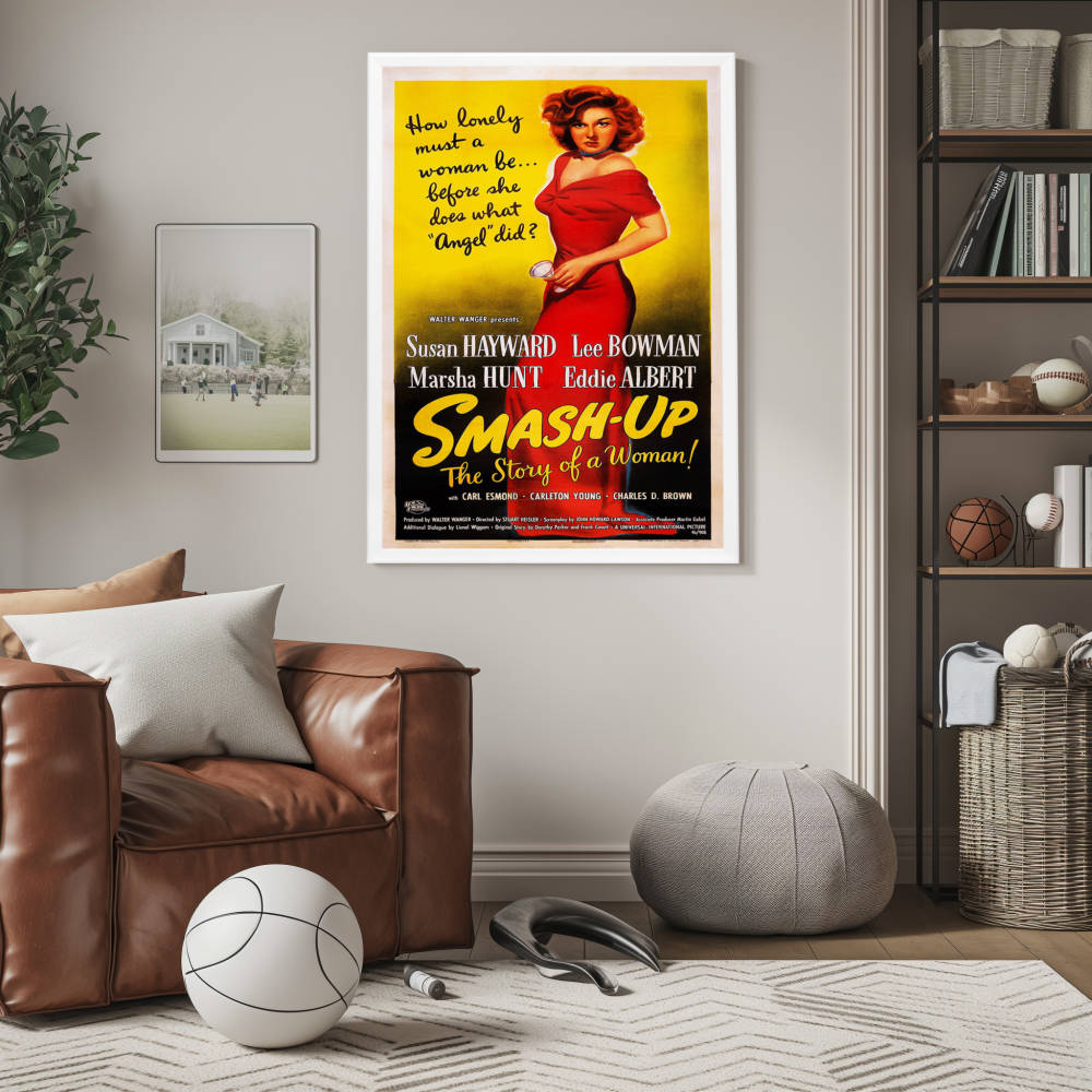 "Smash-Up: The Story Of A Woman" (1947) Framed Movie Poster