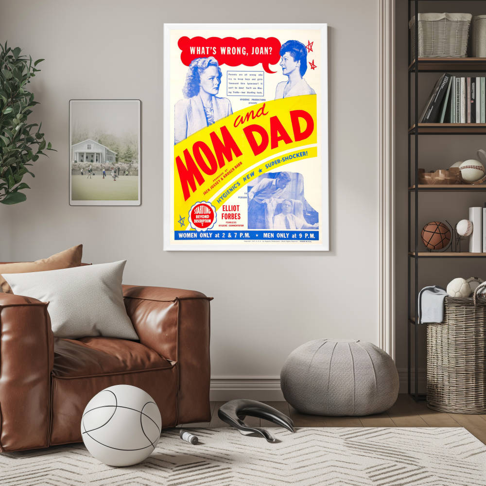 "Mom And Dad" (1945) Framed Movie Poster