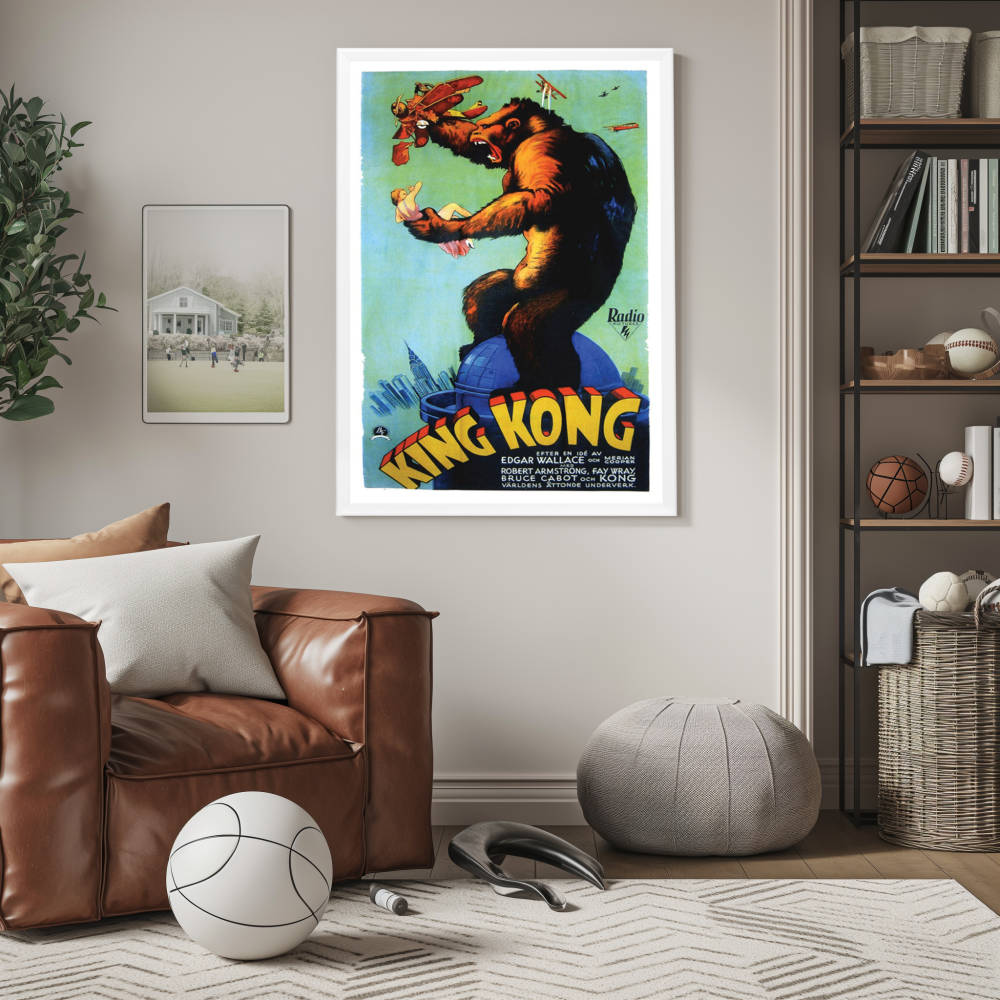 "King Kong" (1933) Framed Movie Poster