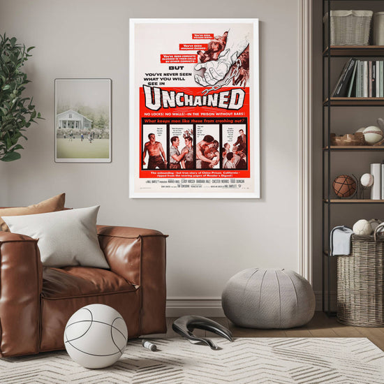 "Unchained" (1955) Framed Movie Poster