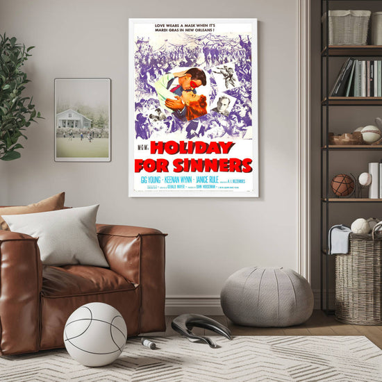 "Holiday For Sinners" (1952) Framed Movie Poster