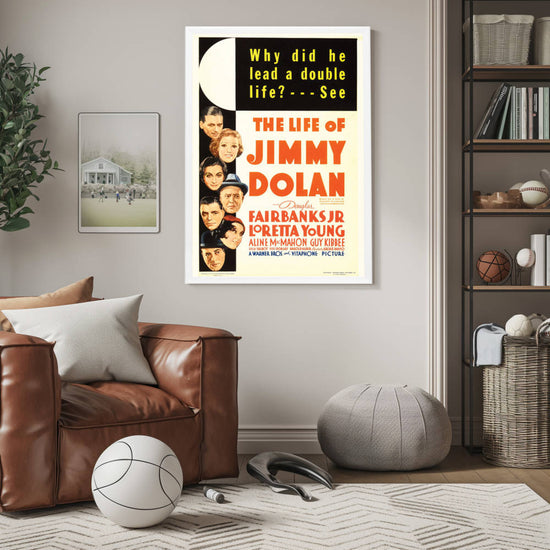 "Life Of Jimmy Dolan" (1933) Framed Movie Poster