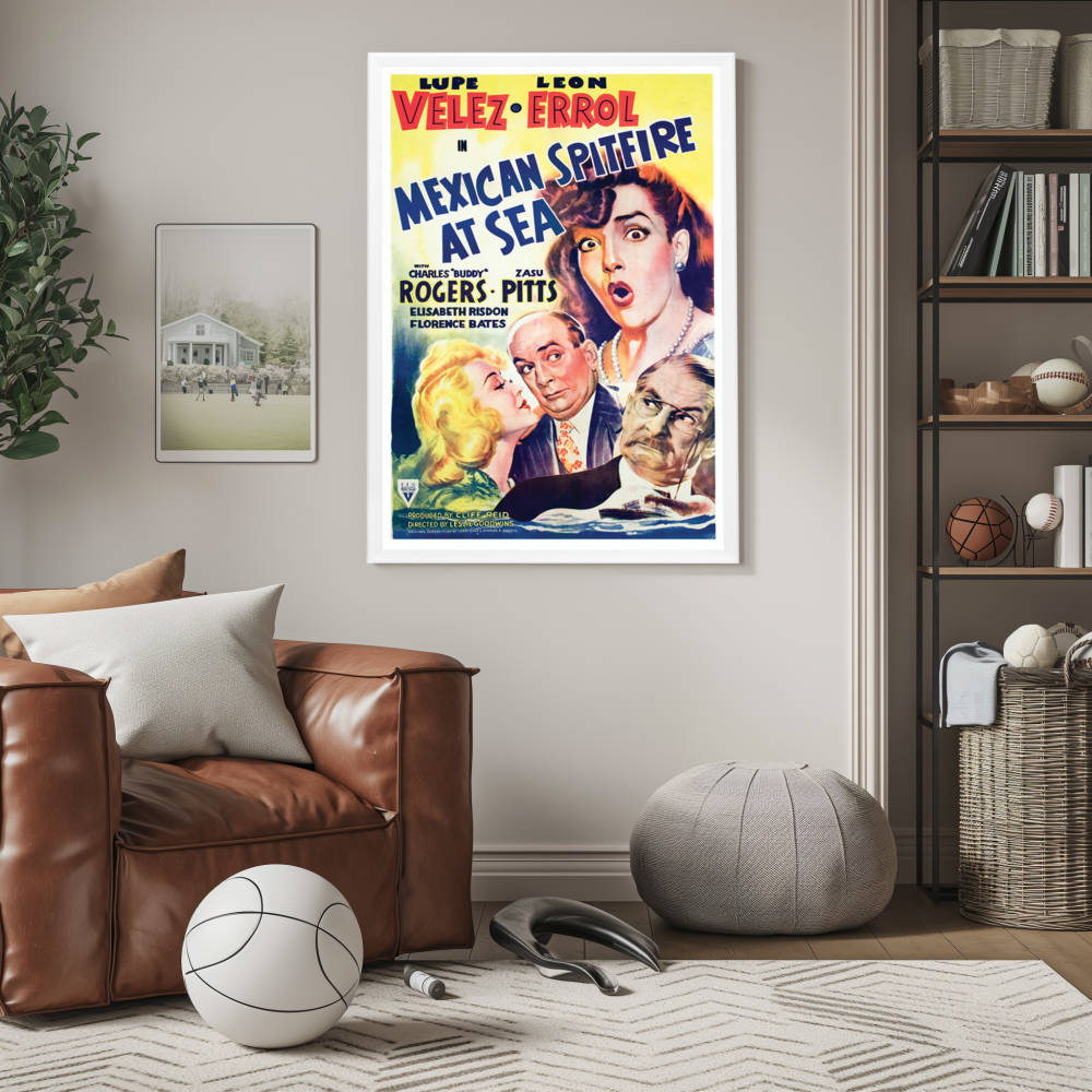 "Mexican Spitfire At Sea" (1942) Framed Movie Poster