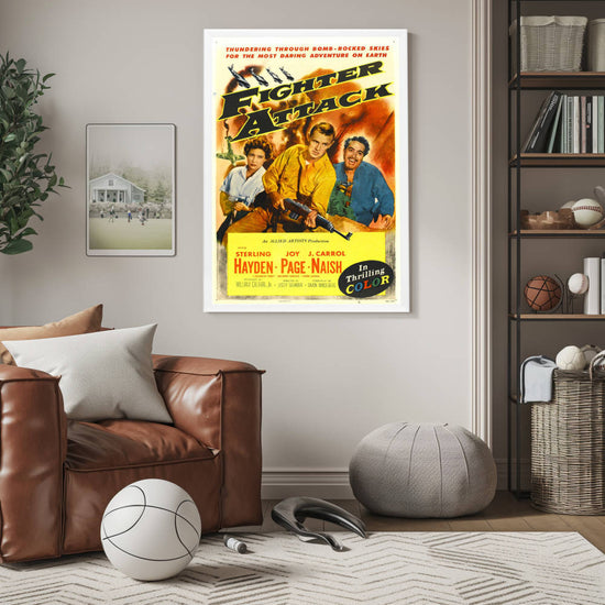 "Fighter Attack" (1953) Framed Movie Poster