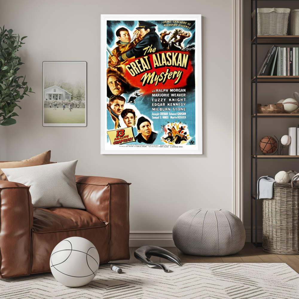"Great Alaskan Mystery" (1944) Framed Movie Poster