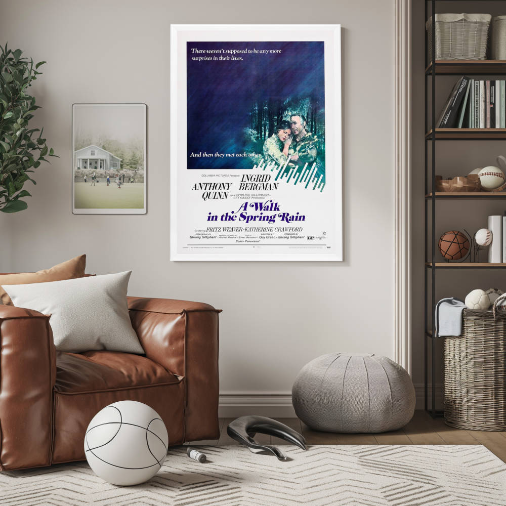 "Walk In The Spring Rain" (1970) Framed Movie Poster