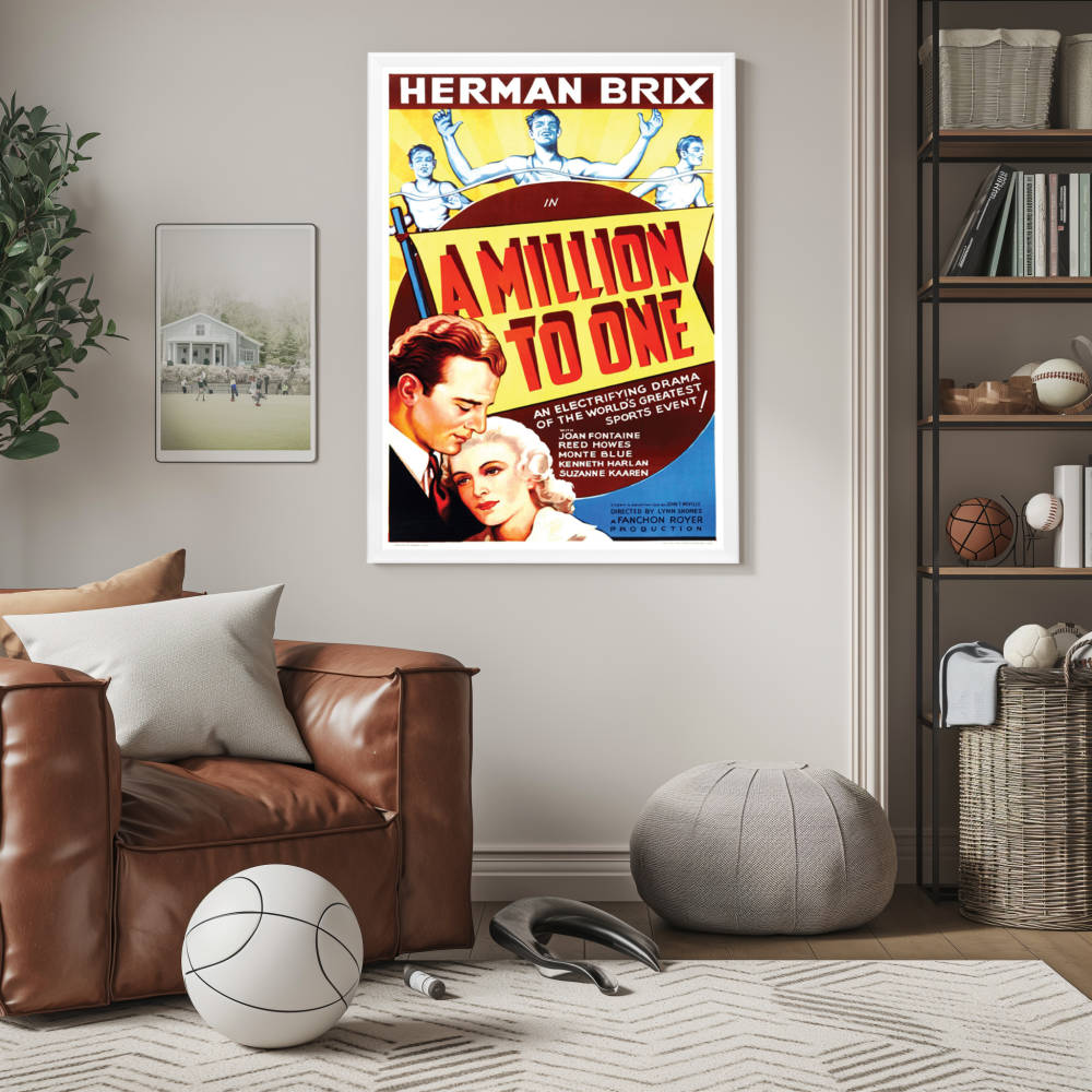 "Million To One" (1937) Framed Movie Poster