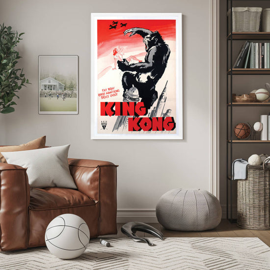 "King Kong" (1933) Framed Movie Poster