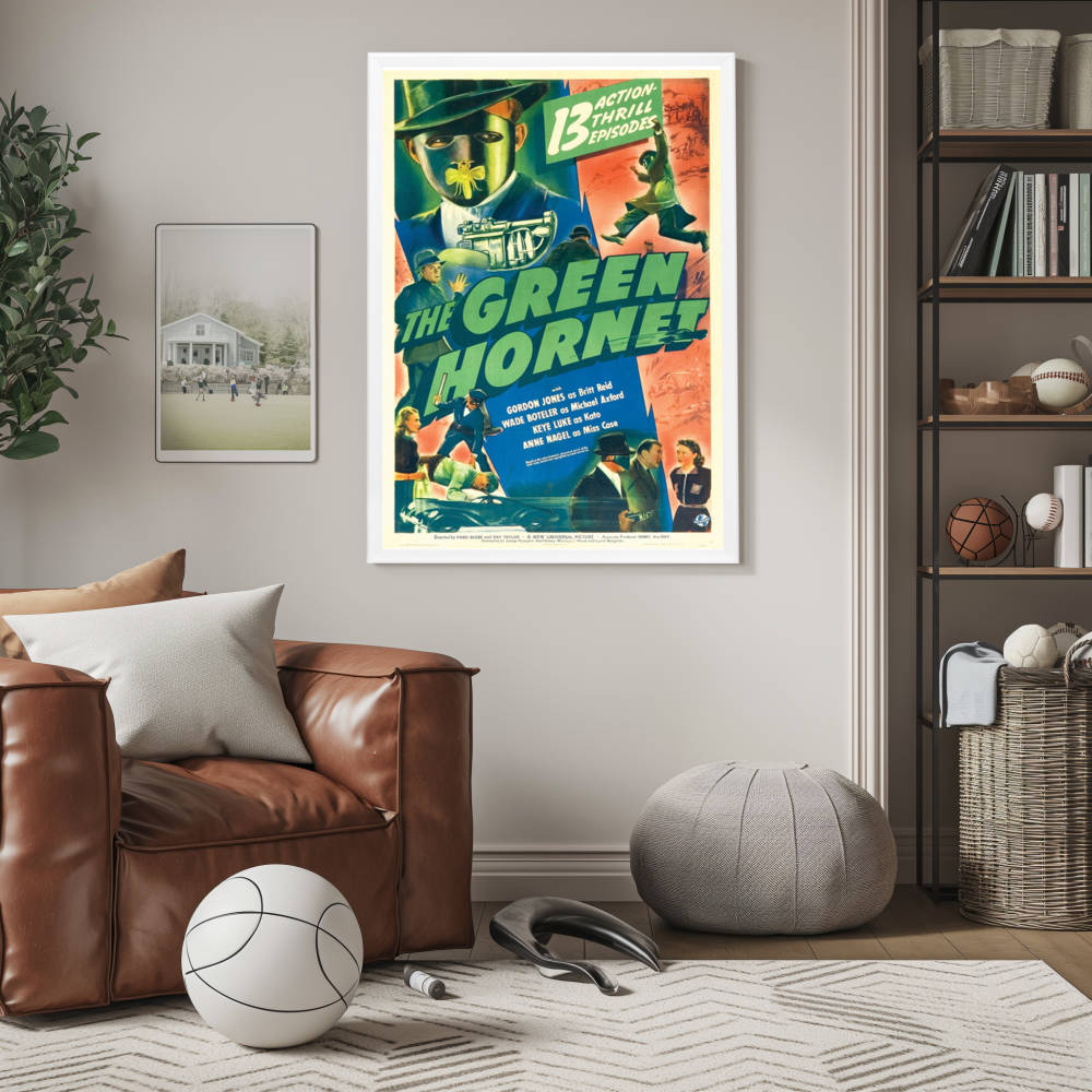 "Green Hornet" (1940) Framed Movie Poster
