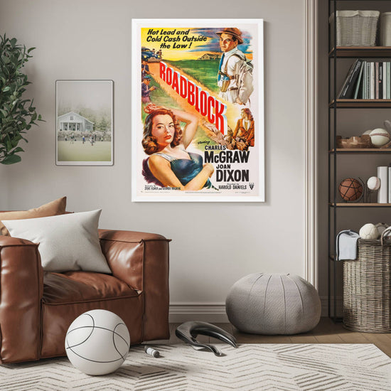 "Roadblock" (1951) Framed Movie Poster