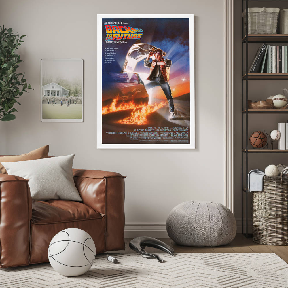 "Back to the Future" (1985) Framed Movie Poster